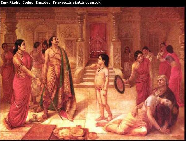 Raja Ravi Varma Mohini and Rugmangada to kill his own son Raja Ravi Varma